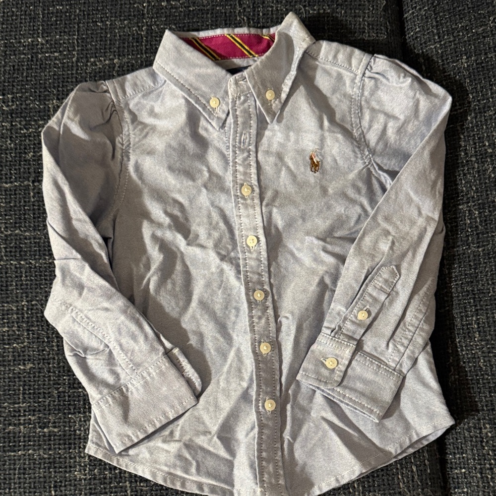 Polo by Ralph Lauren Kids Blue Button-Down Shirt